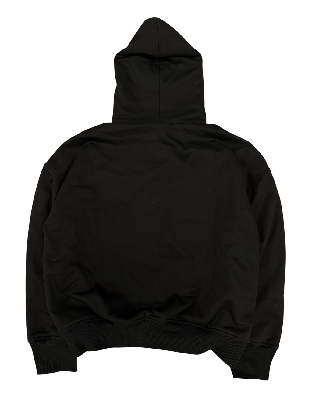 LEATHER PATCH HOODIE